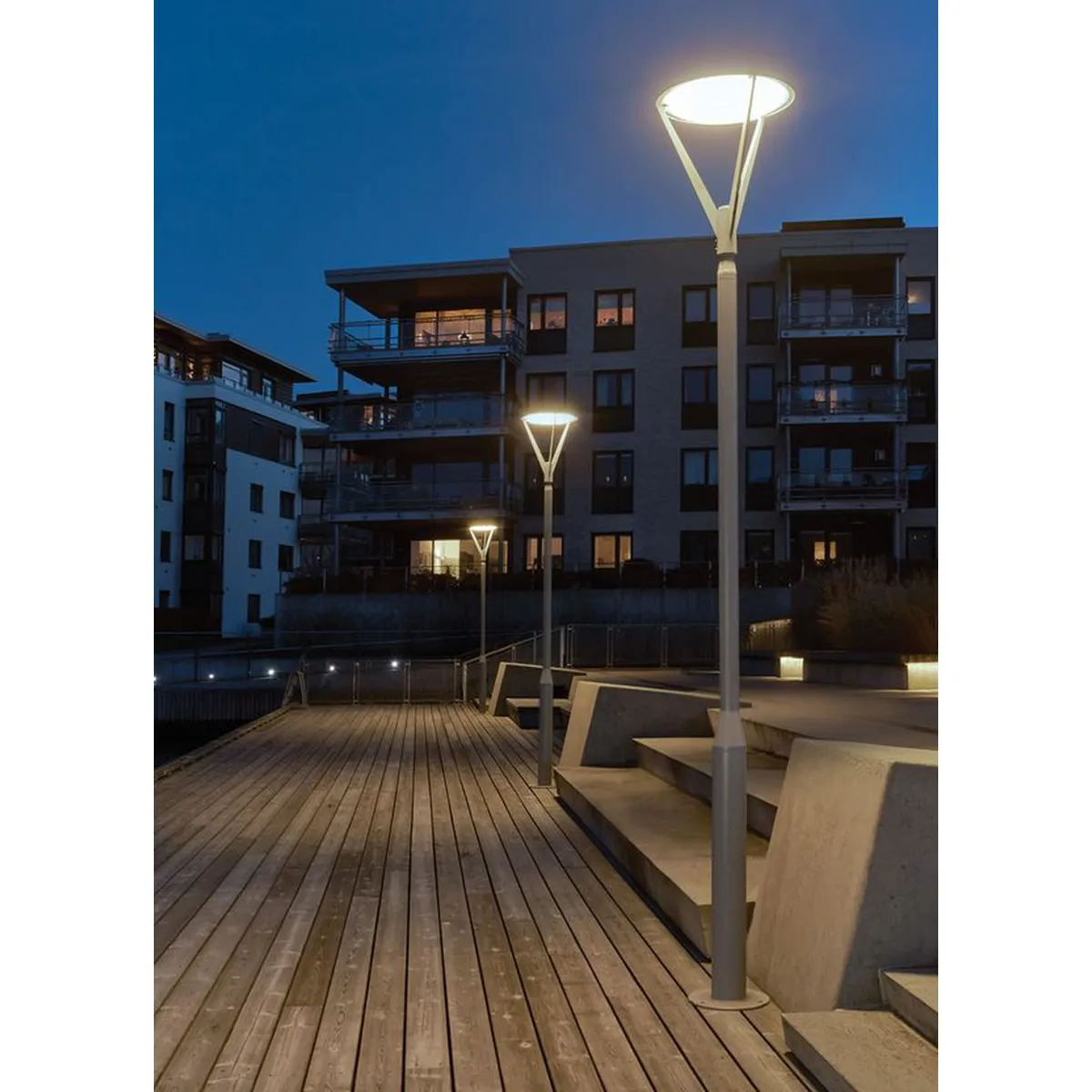 Oprawa na słup HAMMERFEST 5132 GRAPHITE - Norlys - obrazek 2