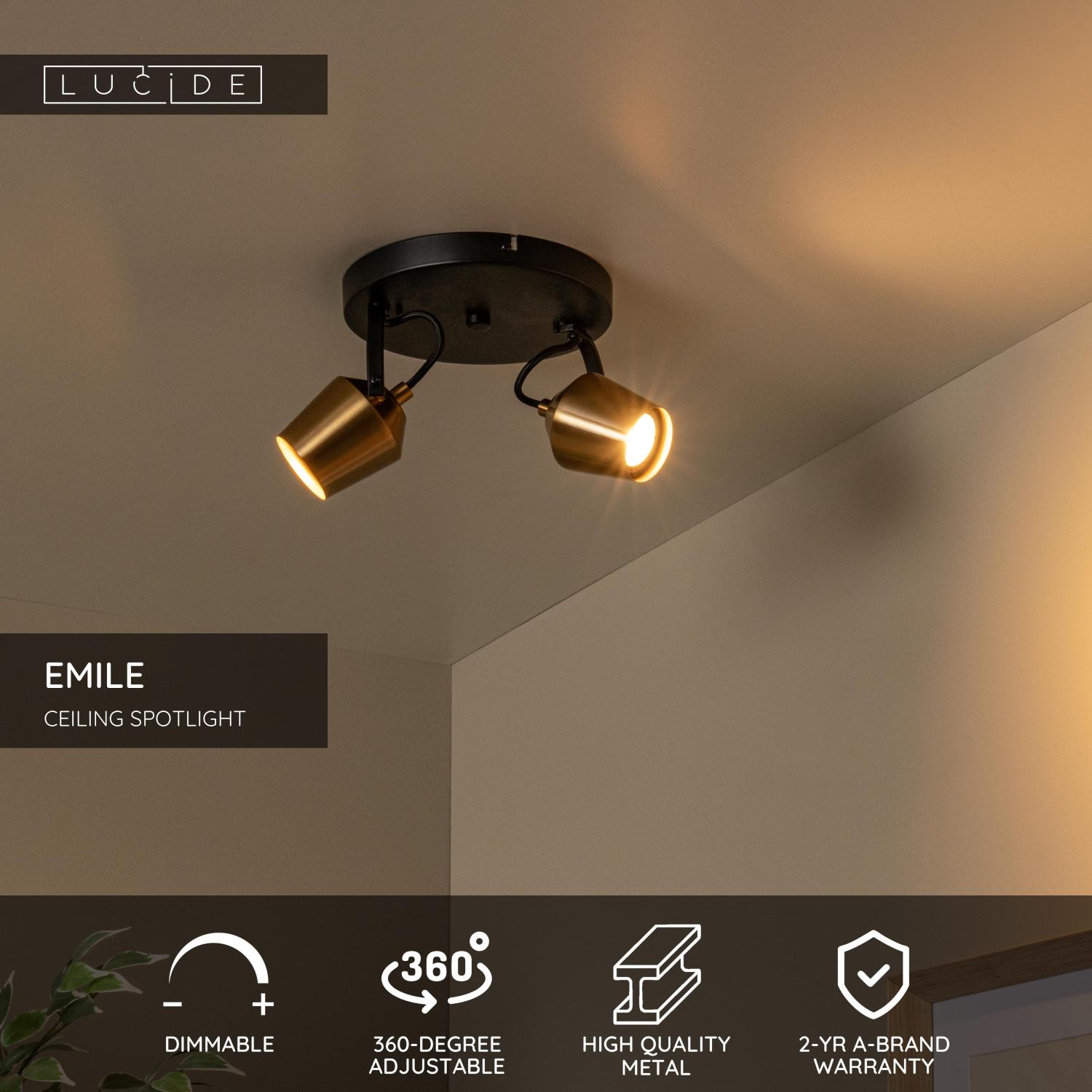Lampa sufitowa EMILE 51901/02/02 - Lucide - obrazek 3