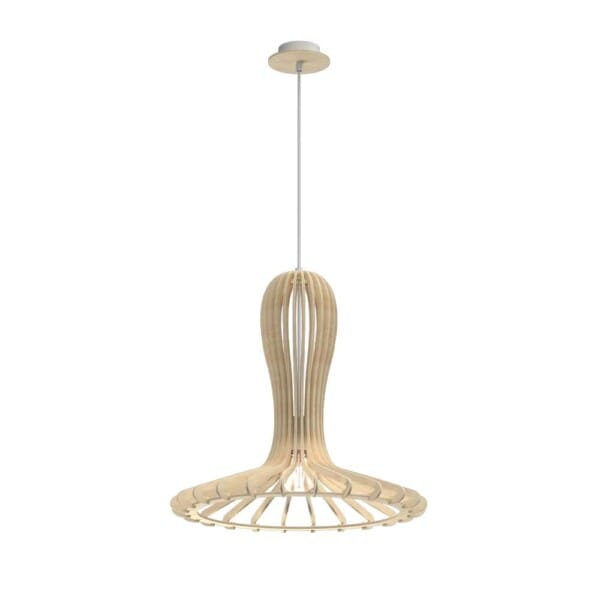 Lampa wisząca Rina - Naturalna sklejka (460 mm) 5018 - Antigo