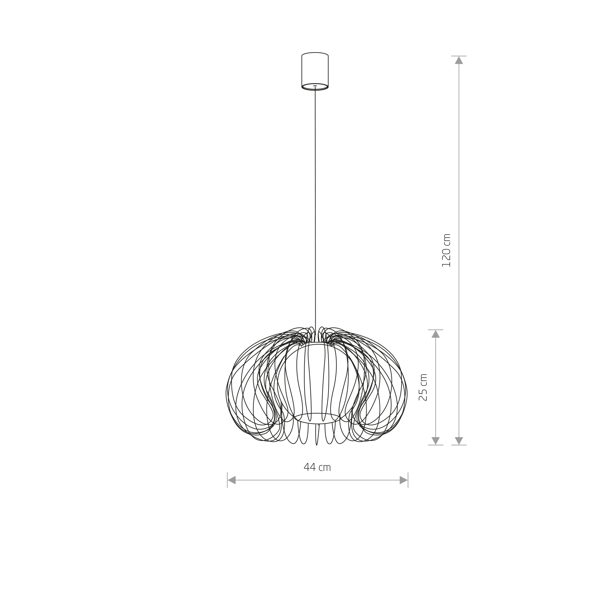 Lampa wisząca MERSEY Czarny 5296 - Nowodvorski Lighting - obrazek 2