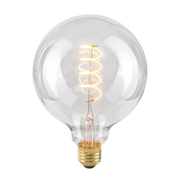 Żarówka LED E27 4W 2200K G125 Spiral Clear 801503 G125 - Italux