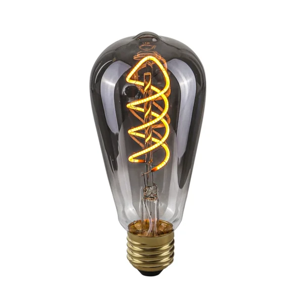 Żarówka LED E27 4W 2200K ST64 Spiral Smoke 801551 ST64 - Italux