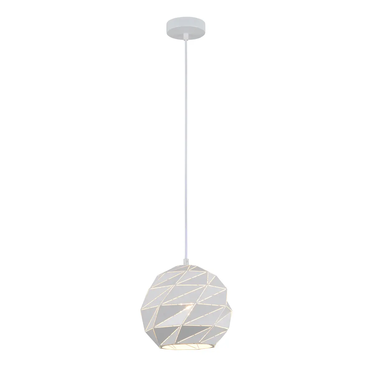 Lampa wisząca Palermo PND-2424-1S-WH - Italux - obrazek 2