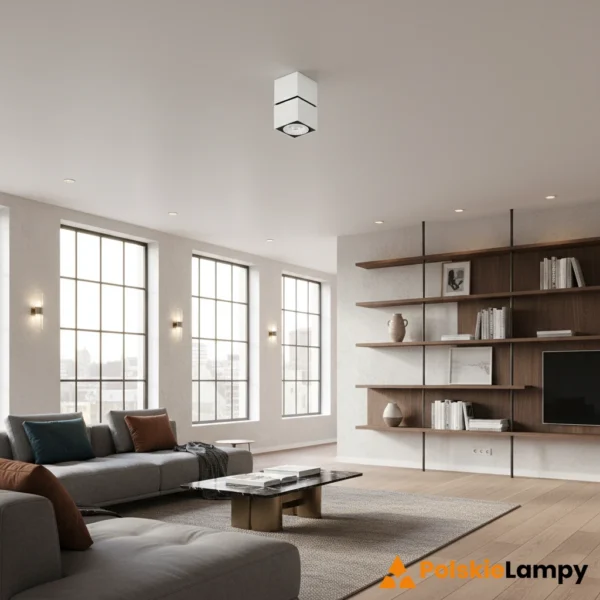 Oprawa sufitowa SEVILLA SQUARE CEILING SLC7562/28W 4000K WH+BL - Italux