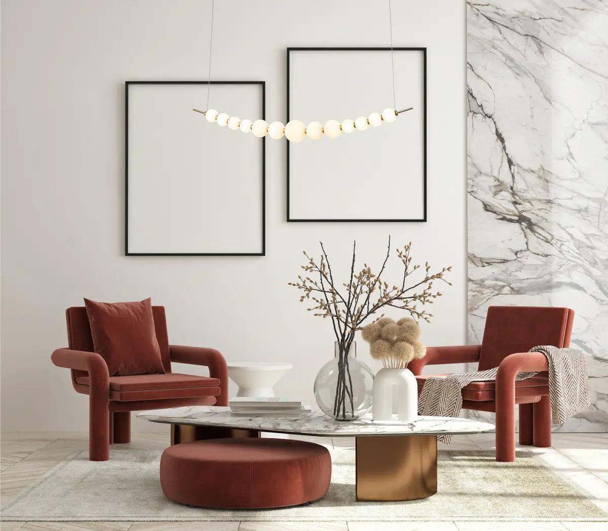 Lampa wisząca Ronza PND-36472-37W-3K-GD - Italux - obrazek 2