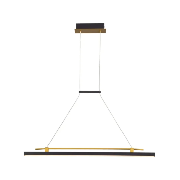 Lampa wisząca Merlot PND-54638F-16W-3K-BK-GD - Italux
