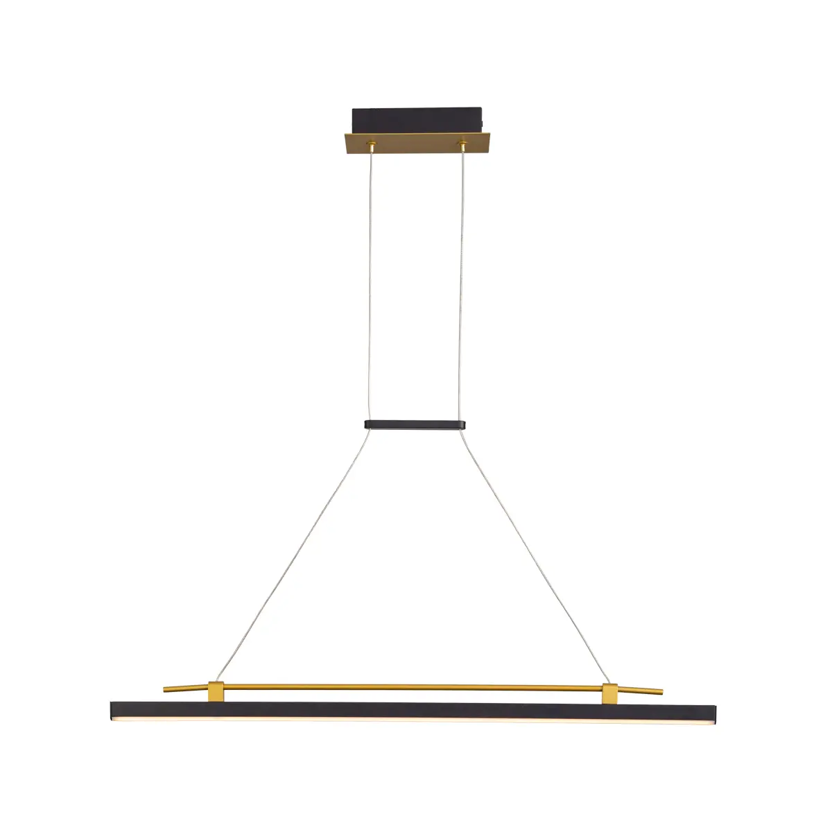 Lampa wisząca Merlot PND-54638F-16W-3K-BK-GD - Italux