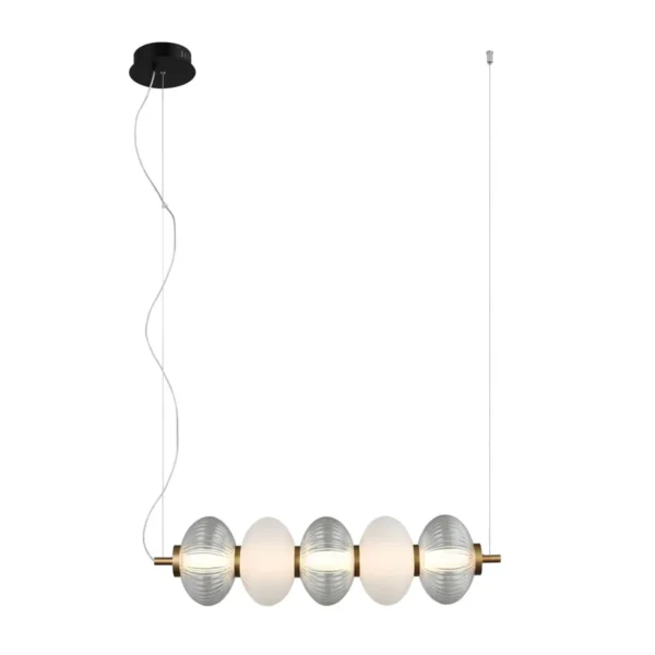Lampa wisząca Testa PND-84938-4-BK - Italux
