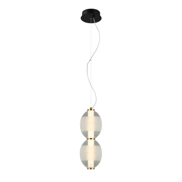Lampa wisząca Rinot PND-45372-2-WH-CL - Italux