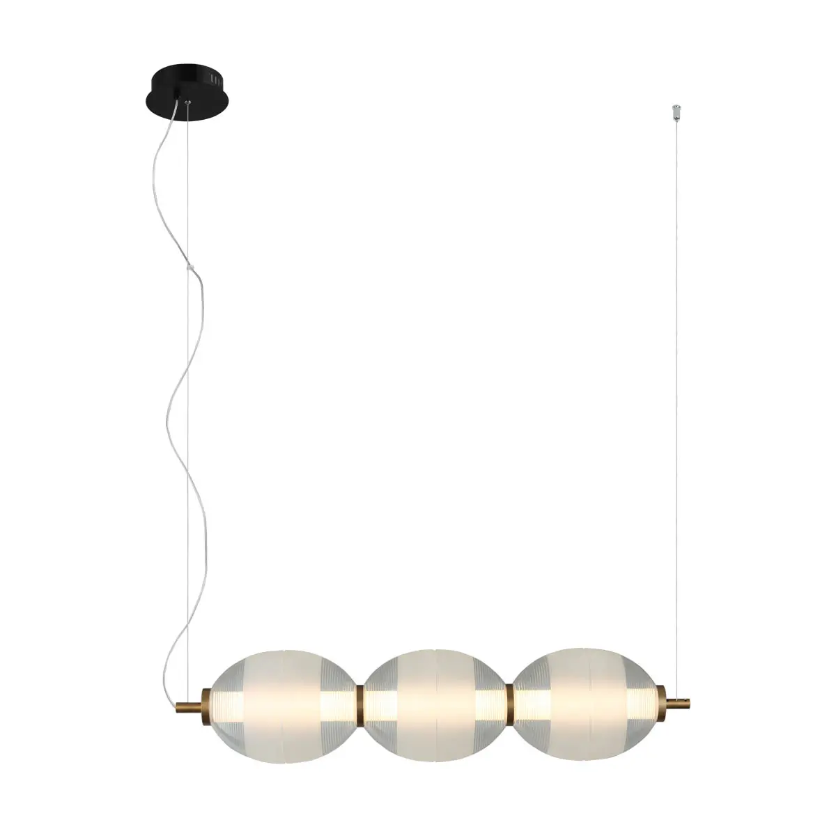 Lampa wisząca Rinot PND-45372-3-WH-CL - Italux