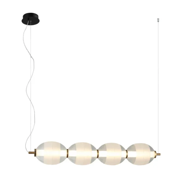 Lampa wisząca Rinot PND-45372-4-WH-CL - Italux