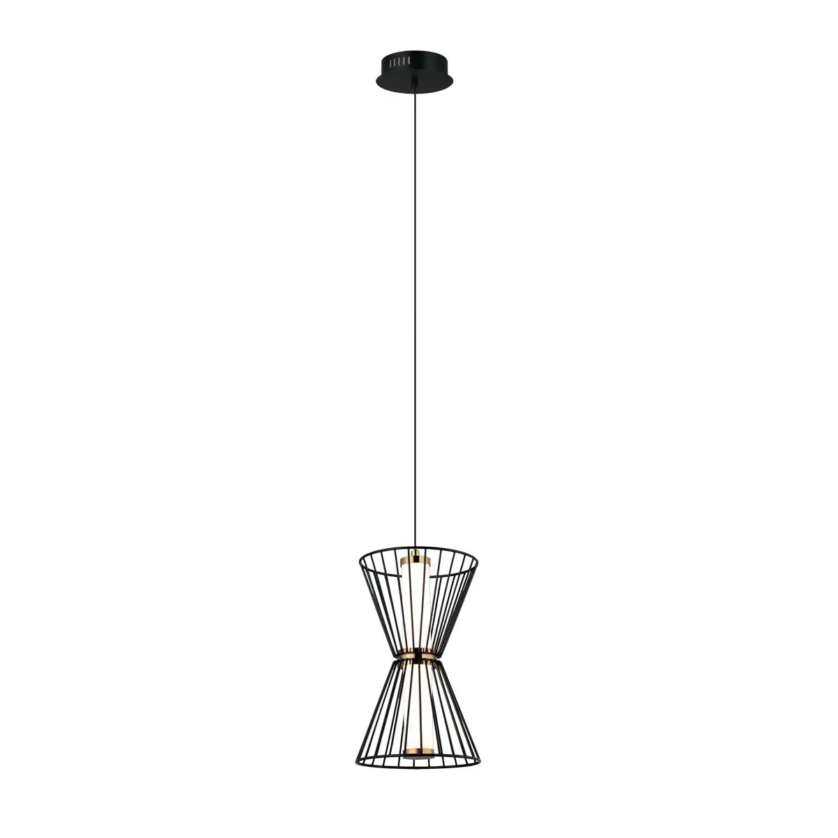 Lampa wisząca Sanke PND-63849-2-BK - Italux