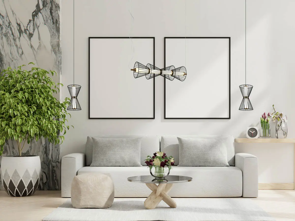 Lampa wisząca Sanke PND-63849-2-BK - Italux - obrazek 2