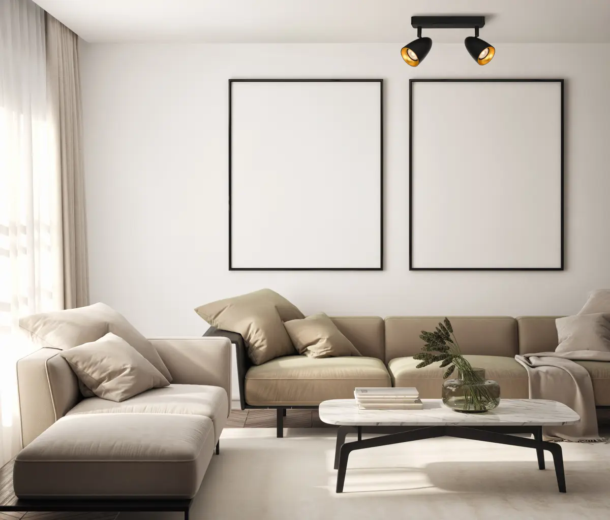 Reflektor sufitowy Tino SPL-36748-2-BK-GD - Italux - obrazek 2