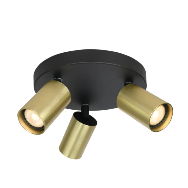 Reflektor sufitowy Nesto SPL-23436-3R-BK-BRSS - Italux