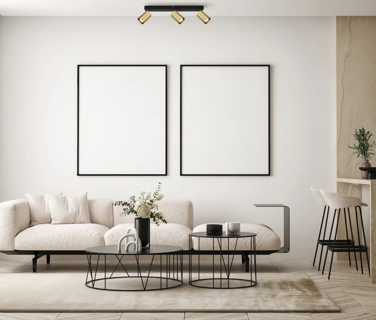 Reflektor sufitowy Nesto SPL-23436-3-BK-GD - Italux - obrazek 2