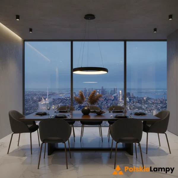 Lampa wisząca RING Alessia 5280-850RP-BK-4 - Italux