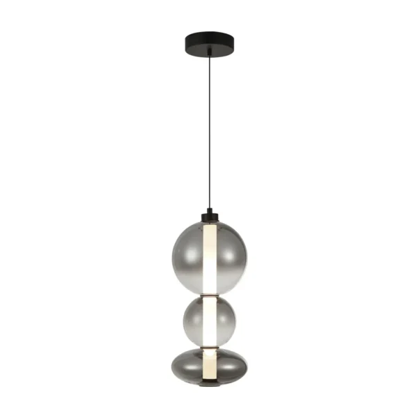 Lampa wisząca Sonte PND-24352V-24W-BK-SG - Italux