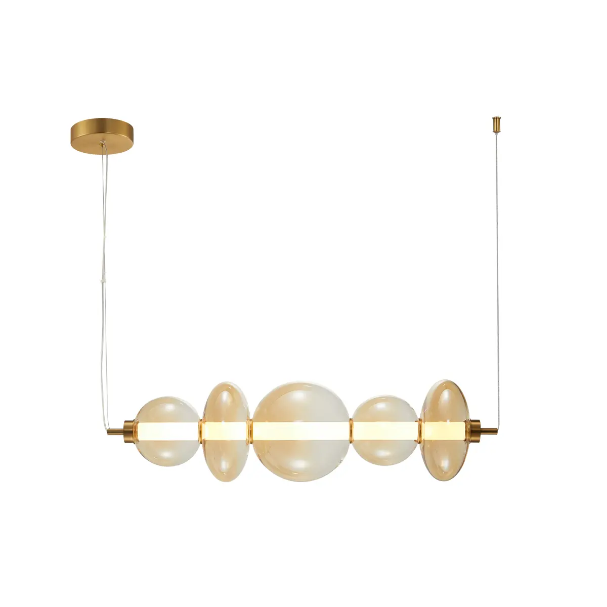 Lampa wisząca Sonte PND-24352-40W-AB-AMB - Italux