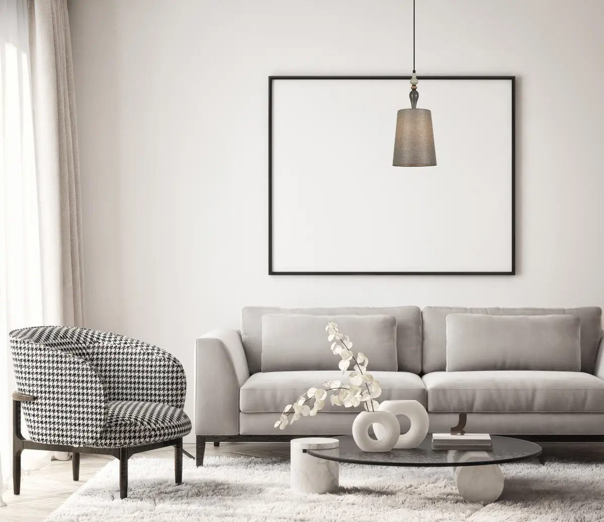 Lampa wisząca Nerom PND-22374C-BK - Italux - obrazek 2
