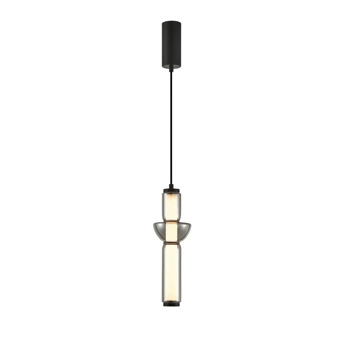 Lampa wisząca Bruni PND-27372-1-19W-BK - Italux