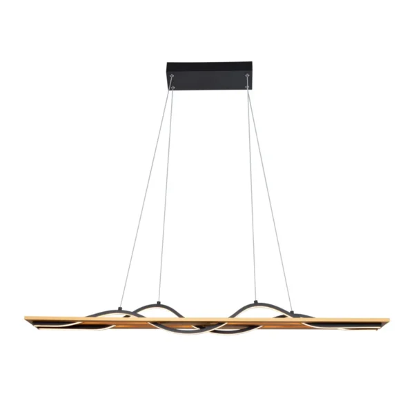 Lampa wisząca Conato PND-23848-30W-BK-GD - Italux
