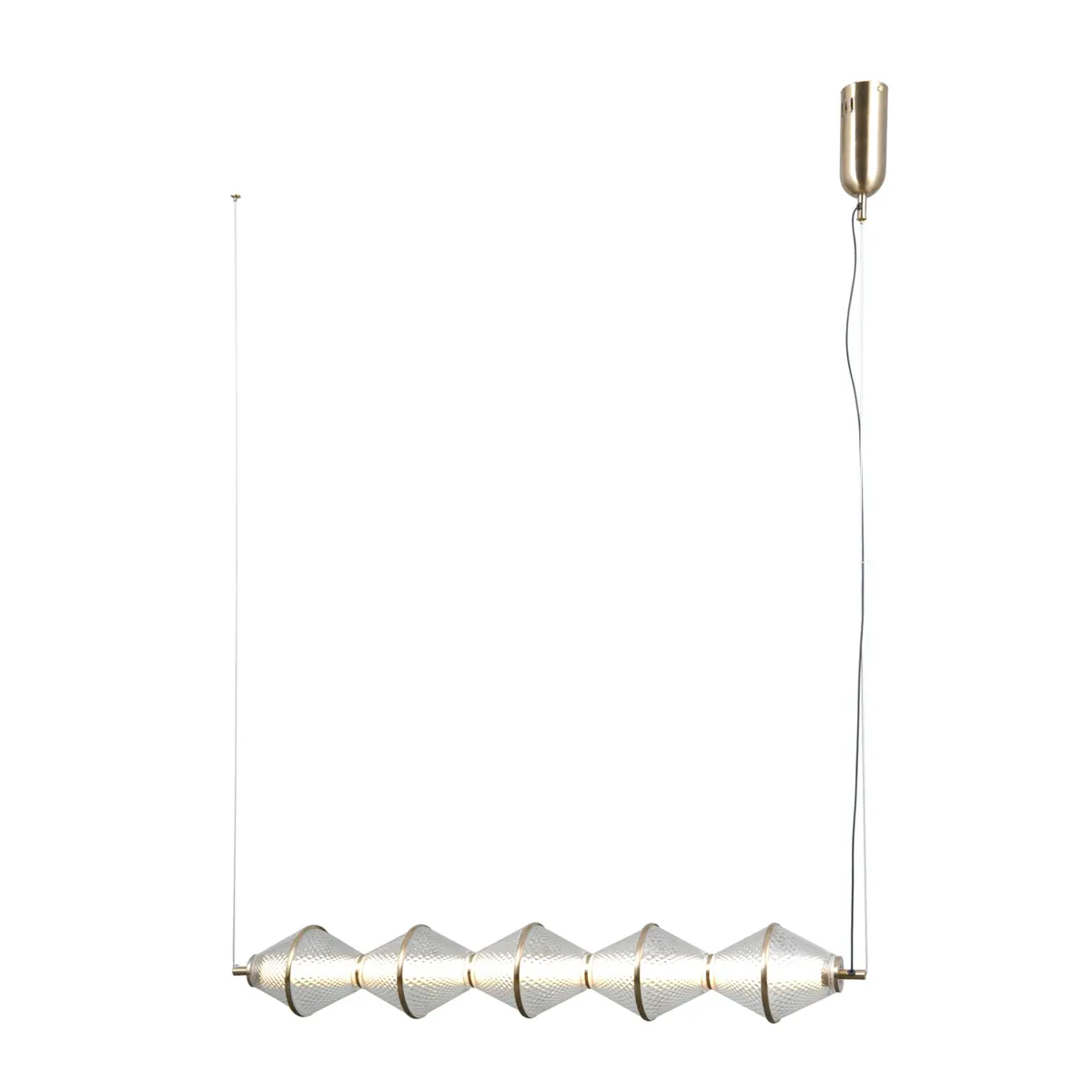 Lampa wisząca Fuente PND-34395-5-HBR - Italux - obrazek 2