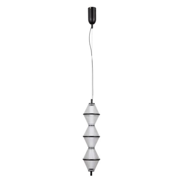 Lampa wisząca Fuente PND-34395-3V-BK - Italux