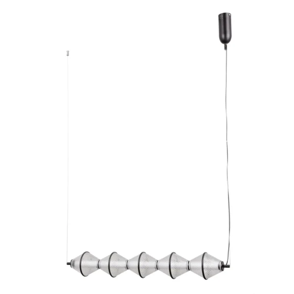 Lampa wisząca Fuente PND-34395-5-BK - Italux