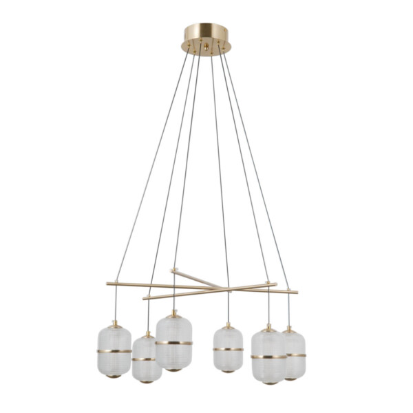 Lampa wisząca Alani PND-34375-6-HBR - Italux