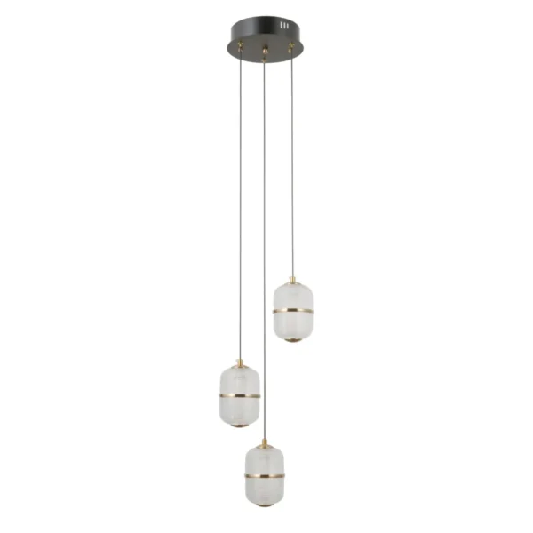 Lampa wisząca Alani PND-34375-3-BK - Italux