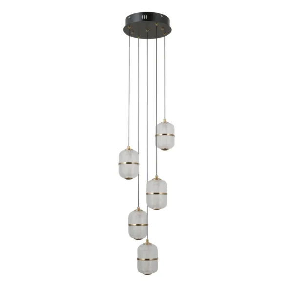 Lampa wisząca Alani PND-34375-5-BK - Italux