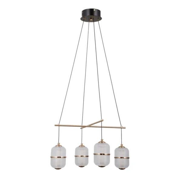 Lampa wisząca Alani PND-34375-4-BK - Italux