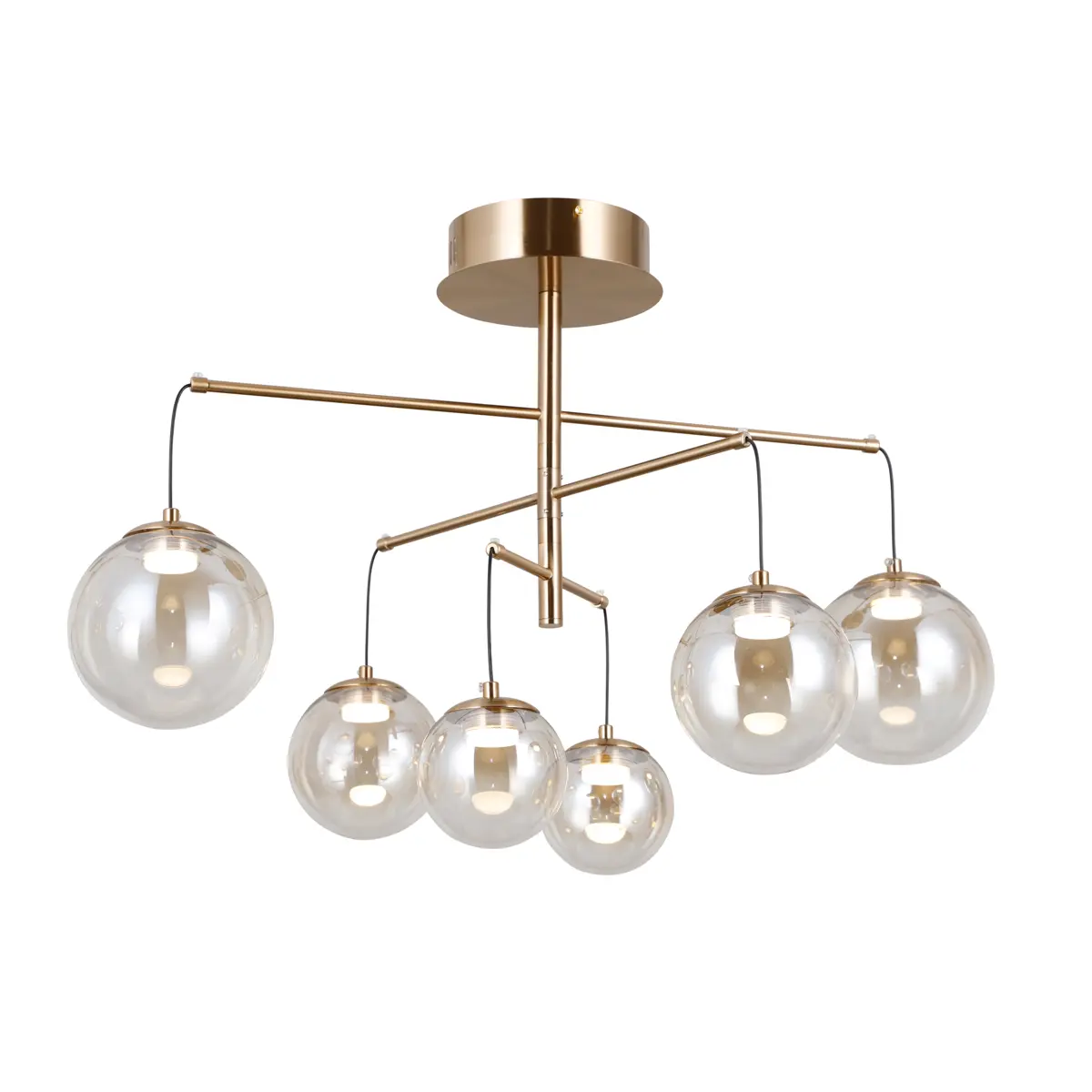 Lampa wisząca Velada PND-34381-6-HBR - Italux - obrazek 2