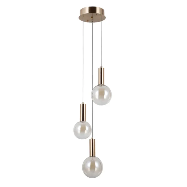 Lampa wisząca Strela PND-34378-3S-HBR - Italux