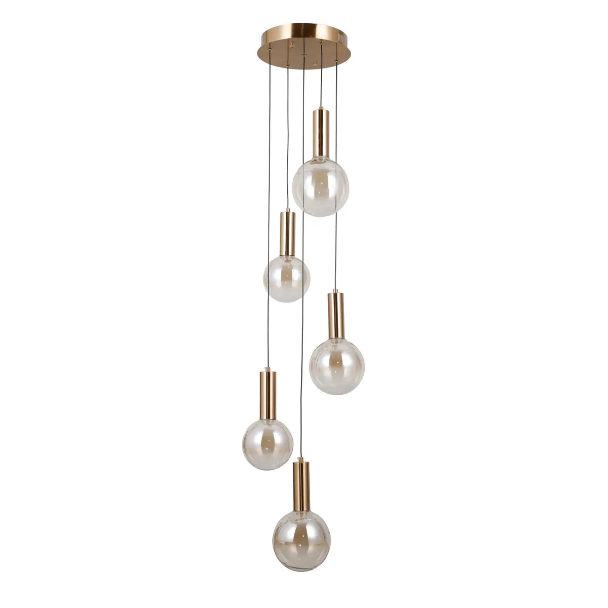 Lampa wisząca Strela PND-34378-5S-HBR - Italux