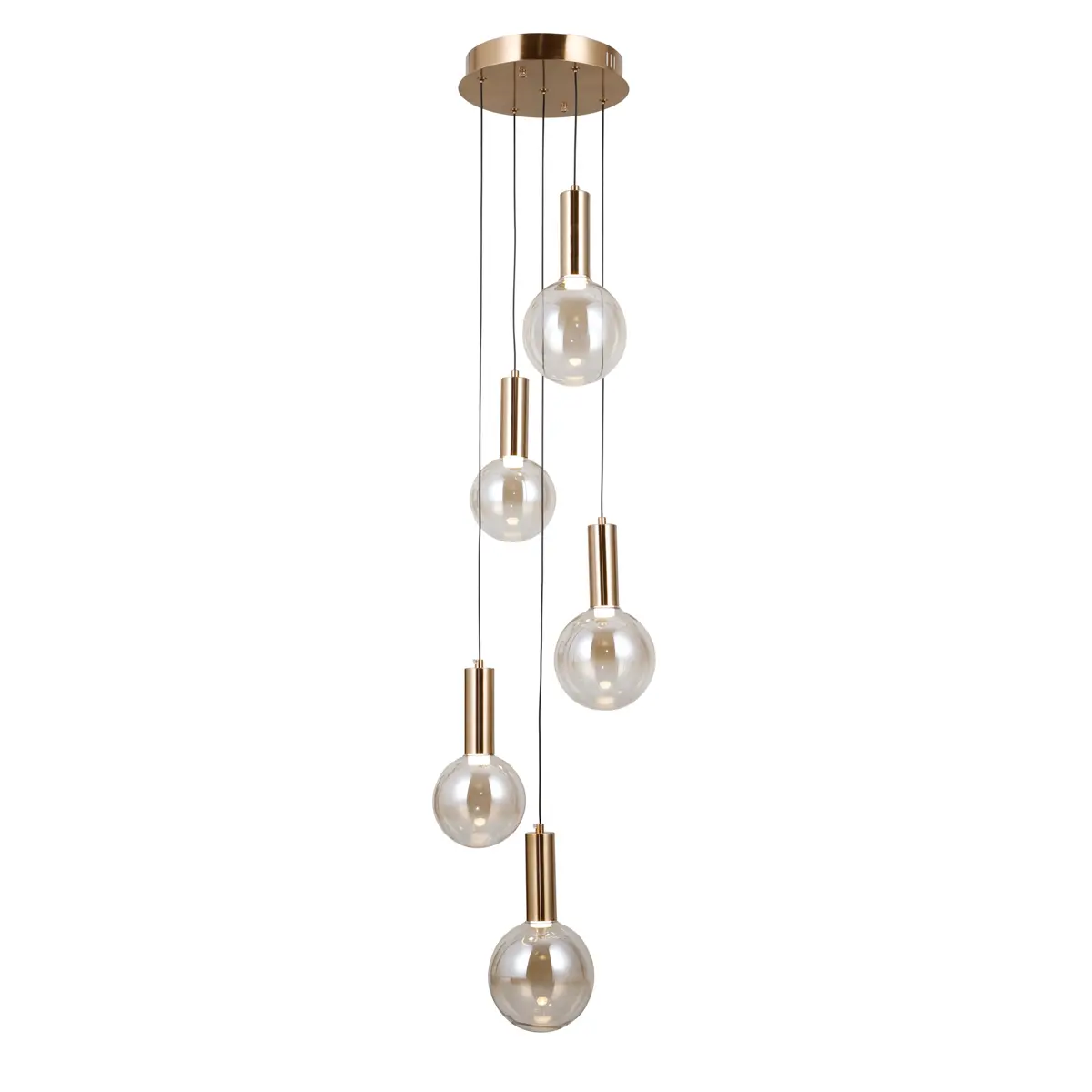 Lampa wisząca Strela PND-34378-5S-HBR - Italux - obrazek 2