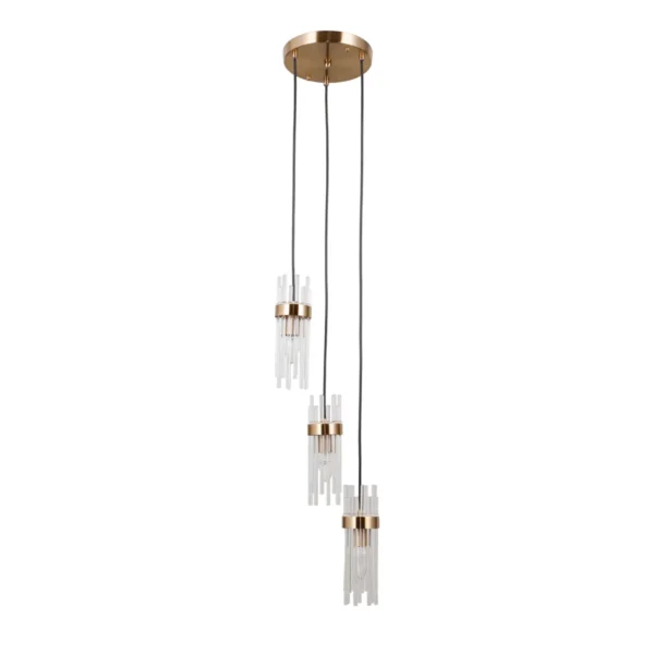 Lampa wisząca Taraso PND-40760-3-HBR - Italux