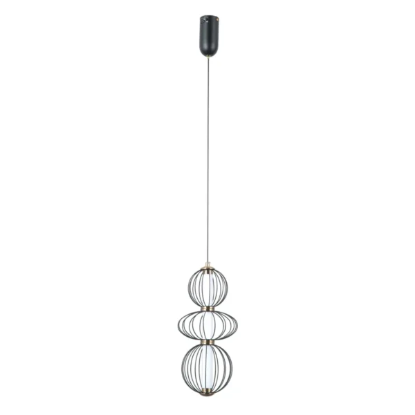 Lampa wisząca Rabel PND-344221-3V-BK - Italux