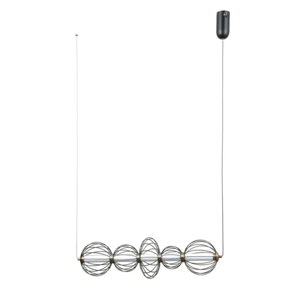Lampa wisząca Rabel PND-344221-5-BK - Italux