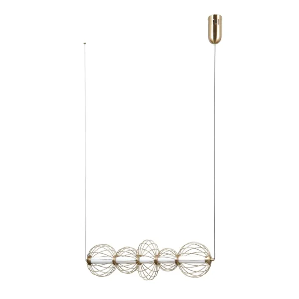 Lampa wisząca Rabel PND-344221-5-HBR - Italux