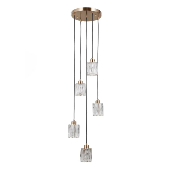Lampa wisząca Torno PND-40813-5R-HBR - Italux