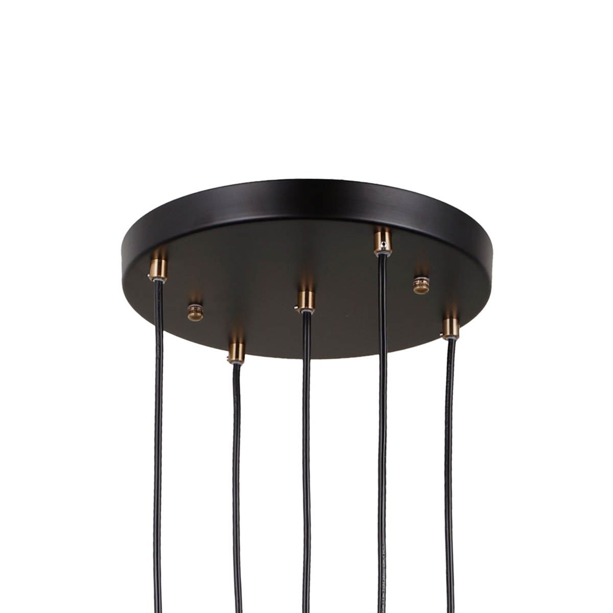 Lampa wisząca Torno PND-40813-5R-BK-HBR - Italux - obrazek 4