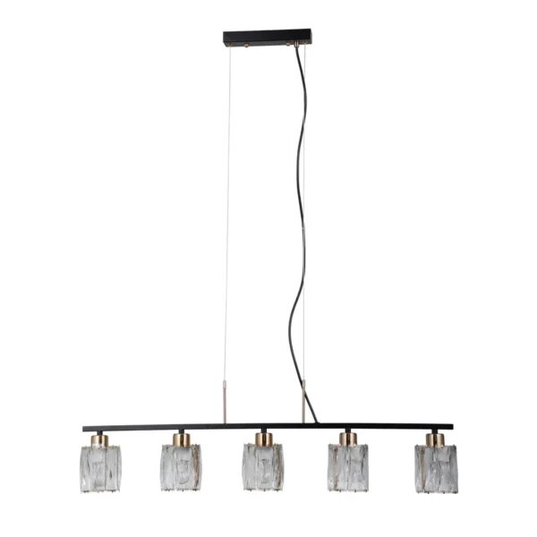 Lampa wisząca Simona PND-40814-5-BK-HBR - Italux