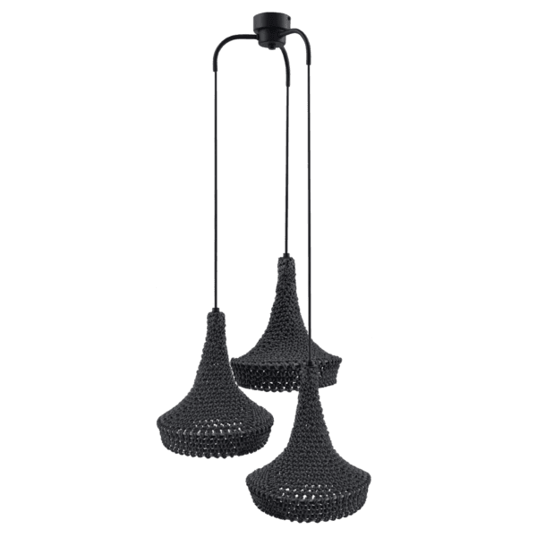 Lampa wisząca Mahaka 3 - Szara (500 mm) 5183 - Antigo