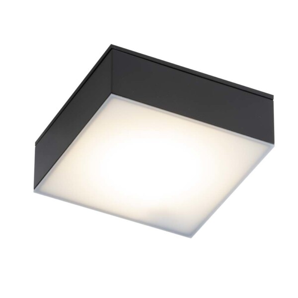 Plafon Tottori IL - Czarny IP44 (100x100 mm) 3000K 8057 - Antigo