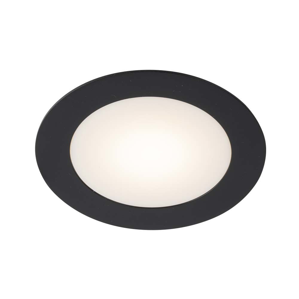 Lampa wpuszczana Tottori Il - Czarna (125 mm) IP44 3000K 8058 - Antigo