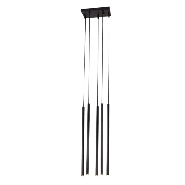Lampa wisząca Kosame 5 - Czarna (600 mm) 7848 - Antigo