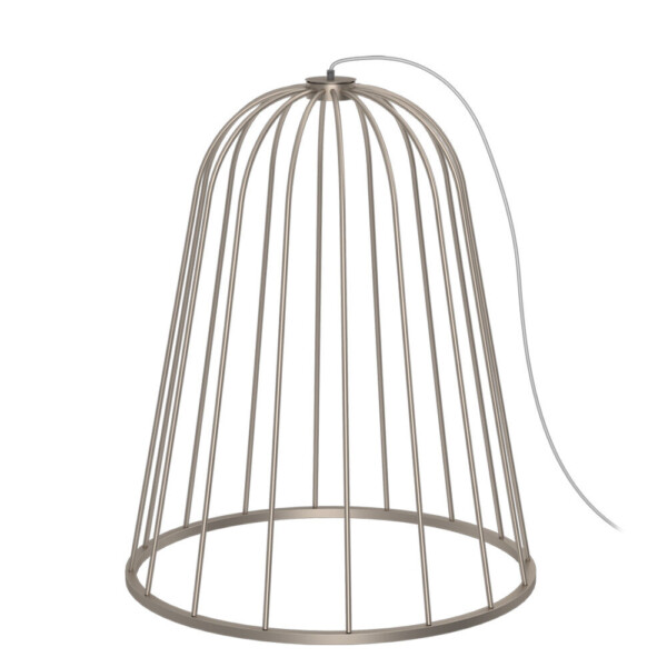 Lampa podłogowa no. moon O F - Srebrny mat (930 mm) 2007  - Antigo