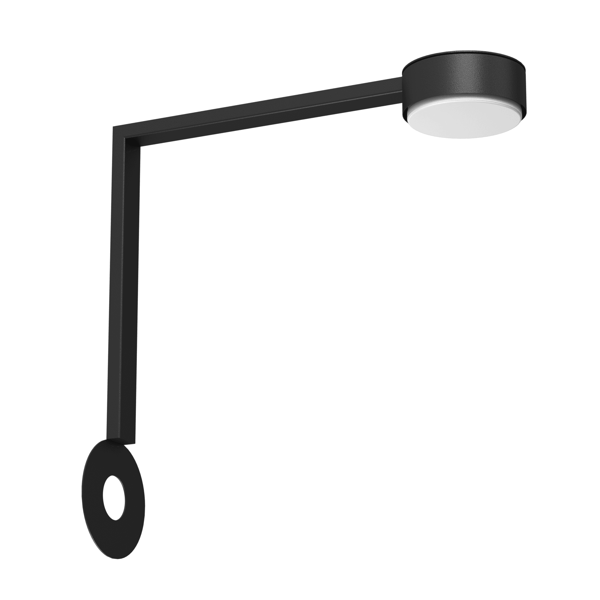 Kątownik ściana-sufit do systemu modułowego Drop Line - Czarny 1049 - Antigo